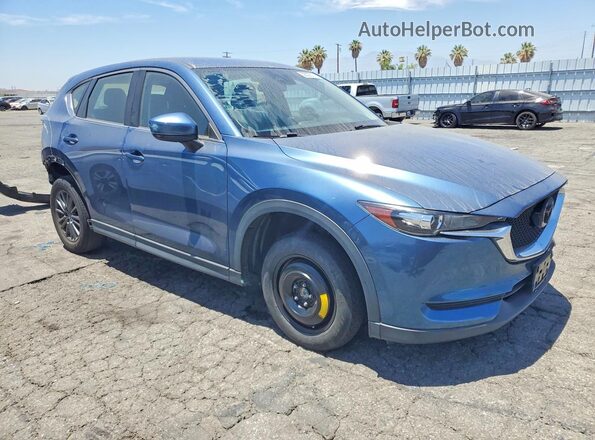 JM3KFABM1L0866329 2020 MAZDA CX-5 Синий Передняя правая четверть