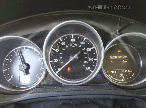 JM3KFABM1L0866329 2020 MAZDA CX-5 Синий Вид щитка приборов
