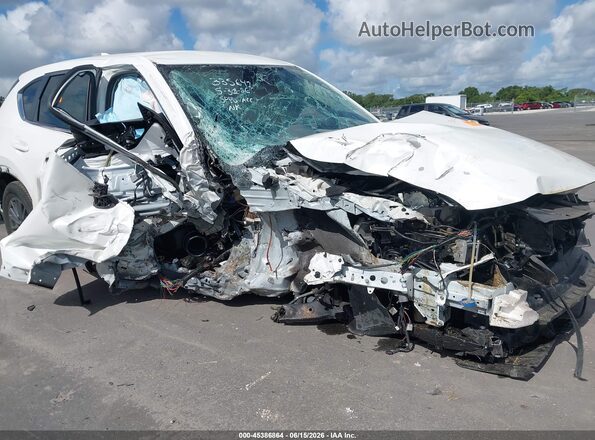 JM3KFABM2M0329342 2021 MAZDA CX-5 White Widok z przodu