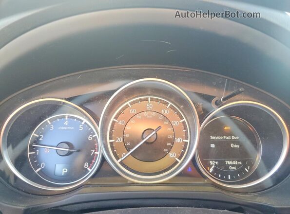 JM3KFABM2M0355293 2021 MAZDA CX-5 Blue ხელსაწყოთა პანელის ხედი