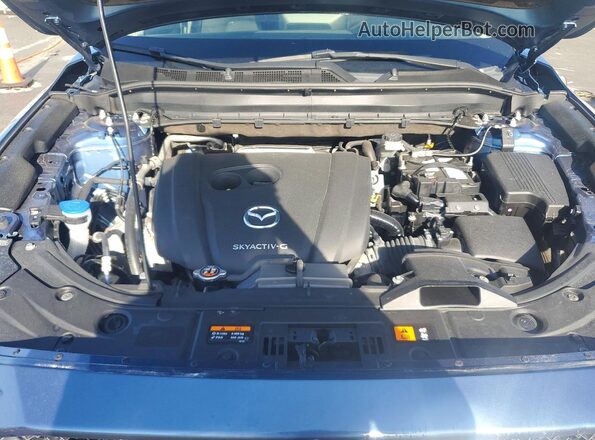 JM3KFABM2M0355293 2021 MAZDA CX-5 Blue ძრავის განყოფილების ხედი