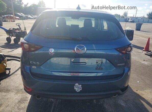 JM3KFABM2M0355293 2021 MAZDA CX-5 Blue უკანა ხედი