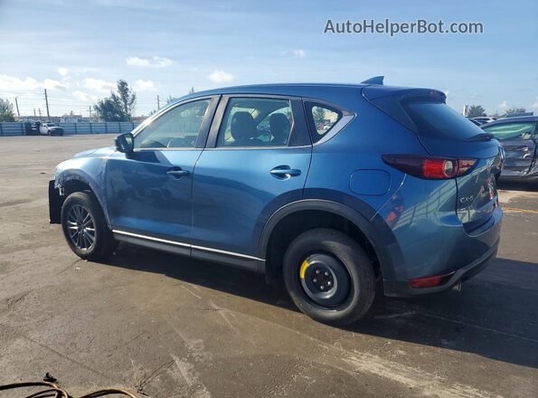 JM3KFABM2M0355293 2021 MAZDA CX-5 Blue უკანა მარცხენა