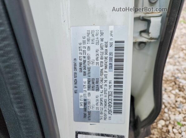 JM3KFABM3K0673503 2019 MAZDA CX-5 Белый Вид наклейки с VIN-кодом