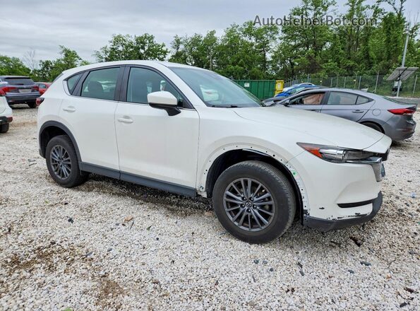 JM3KFABM3K0673503 2019 MAZDA CX-5 Белый Передняя правая четверть