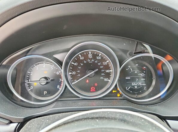 JM3KFABM3K0673503 2019 MAZDA CX-5 Белый Вид щитка приборов