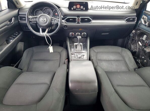 JM3KFABM6J1342682 2018 MAZDA CX-5 Blue Widok deski rozdzielczej