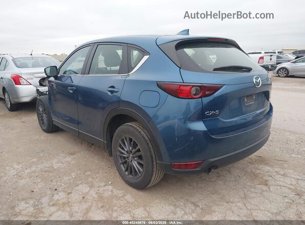 JM3KFABM7L0796545 2020 MAZDA CX-5 Blue Rear left