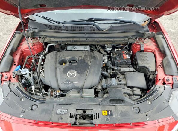 JM3KFABM8L0799471 2020 MAZDA CX-5 Red ძრავის განყოფილების ხედი