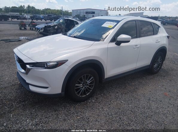JM3KFACL4H0154653 2017 MAZDA CX-5 White წინა მარცხენა ხედი სამი მეოთხედიდან