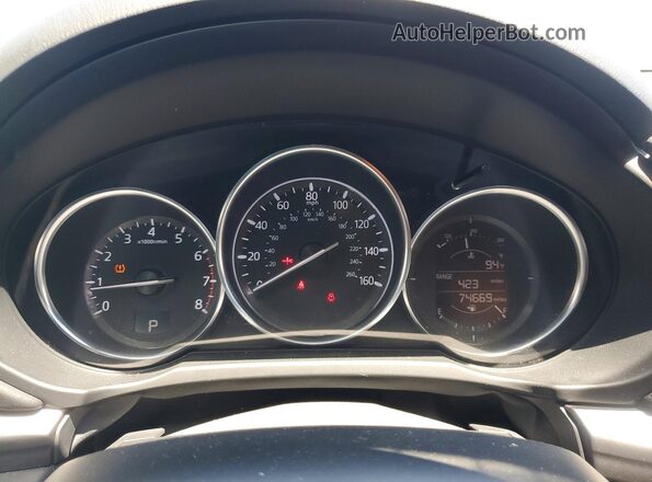 JM3KFACL6H0222838 2017 MAZDA CX-5 Gray Widok zestawu wskaźników