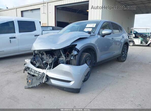 JM3KFACM0J0346599 2018 MAZDA CX-5 Silver წინა მარცხენა ხედი სამი მეოთხედიდან