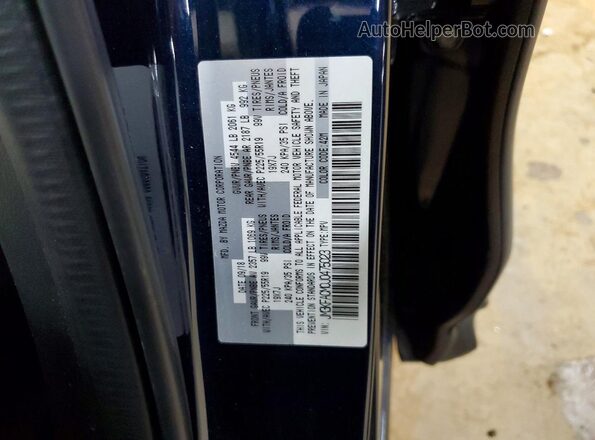 JM3KFACM0J0475023 2018 MAZDA CX-5 Blue Vista de la etiqueta del VIN