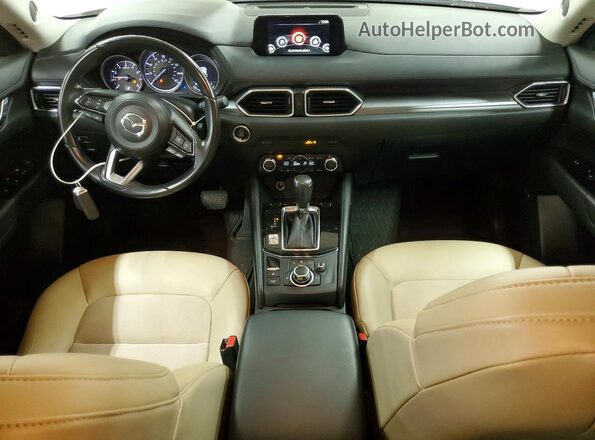 JM3KFACM0J0475023 2018 MAZDA CX-5 Blue Vista del salpicadero