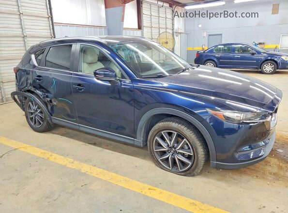 JM3KFACM0J0475023 2018 MAZDA CX-5 Blue Delantero derecho
