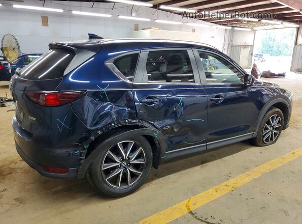 JM3KFACM0J0475023 2018 MAZDA CX-5 Blue Trasero derecho