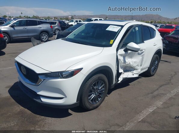 JM3KFACM0K0698650 2019 MAZDA CX-5 White Vista tres cuartos delantera izquierda