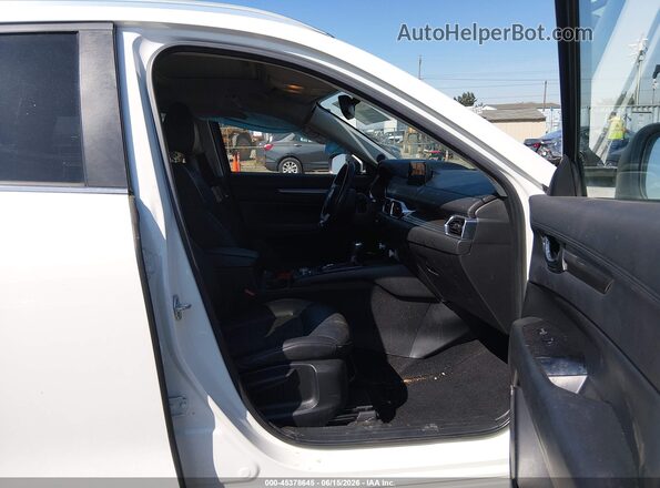 JM3KFACM0L1815378 2020 MAZDA CX-5 White Widok wnętrza z przodu