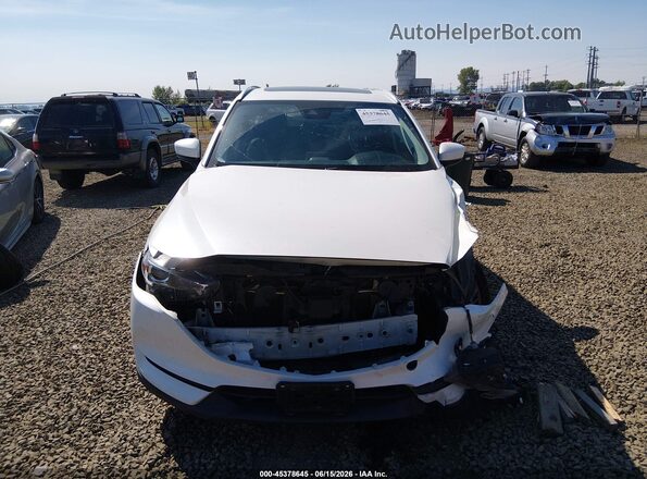 JM3KFACM0L1815378 2020 MAZDA CX-5 White Widok wnętrza z tyłu