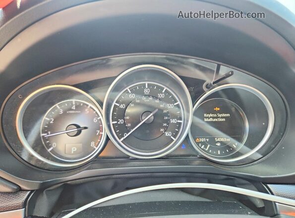 JM3KFACM0M0415764 2021 MAZDA CX-5 Gray Вид щитка приладів