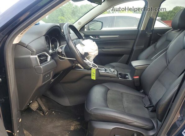 JM3KFACM0M1307798 2021 MAZDA CX-5 Blue წინა სალონის ხედი
