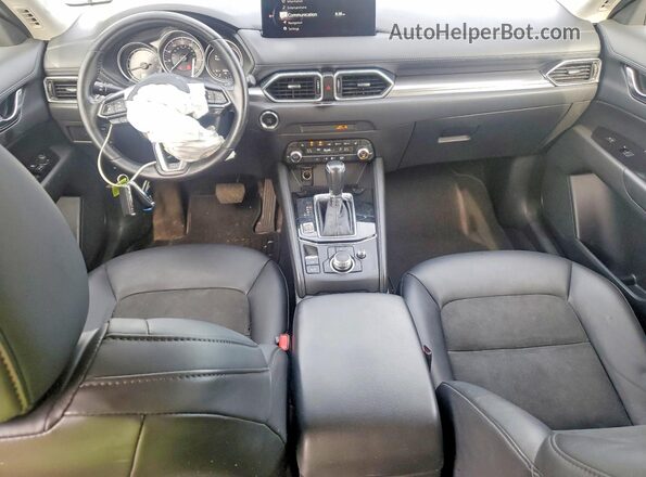 JM3KFACM0M1307798 2021 MAZDA CX-5 Blue წინა პანელის ხედი