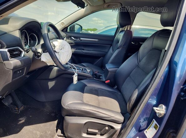 JM3KFACM1L0722326 2020 MAZDA CX-5 Blue წინა სალონის ხედი
