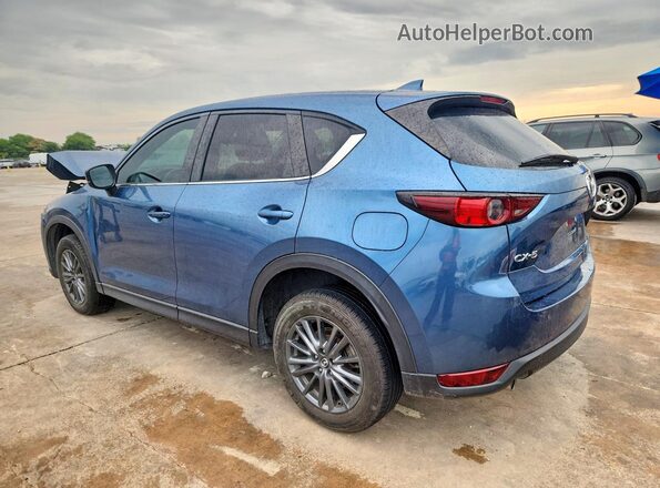 JM3KFACM1L0722326 2020 MAZDA CX-5 Blue უკანა მარცხენა