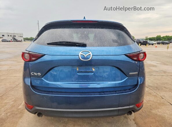 JM3KFACM1L0722326 2020 MAZDA CX-5 Blue უკანა ხედი