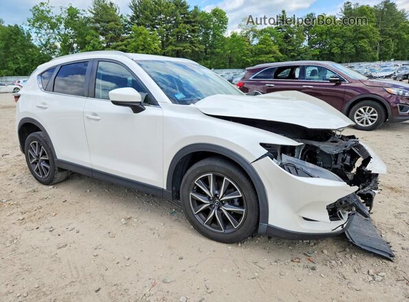 JM3KFACM2J1356514 2018 MAZDA CX-5 Белый Передняя правая четверть