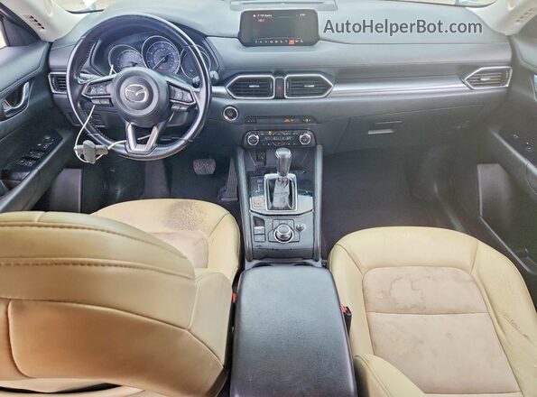JM3KFACM2J1430644 2018 MAZDA CX-5 White Dashboard view