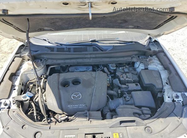 JM3KFACM2K1528803 2019 MAZDA CX-5 White ძრავის განყოფილების ხედი