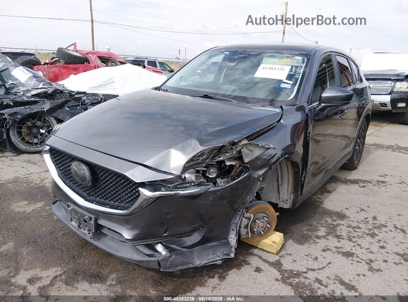 JM3KFACM3J0363154 2018 MAZDA CX-5 Gray წინა მარცხენა ხედი სამი მეოთხედიდან