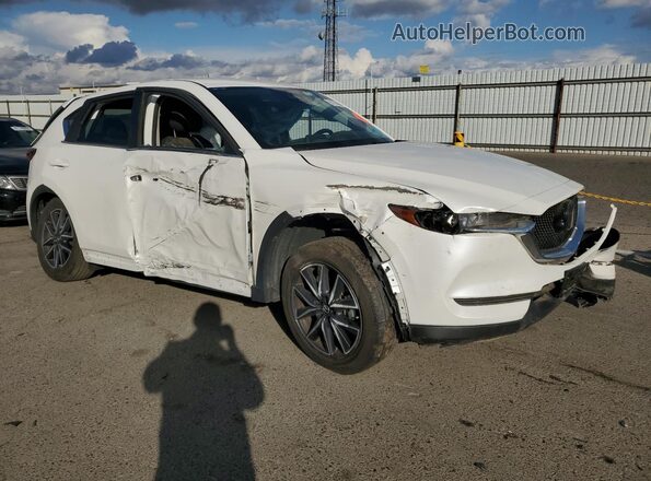 JM3KFACM3J1353816 2018 MAZDA CX-5 White Przód prawy