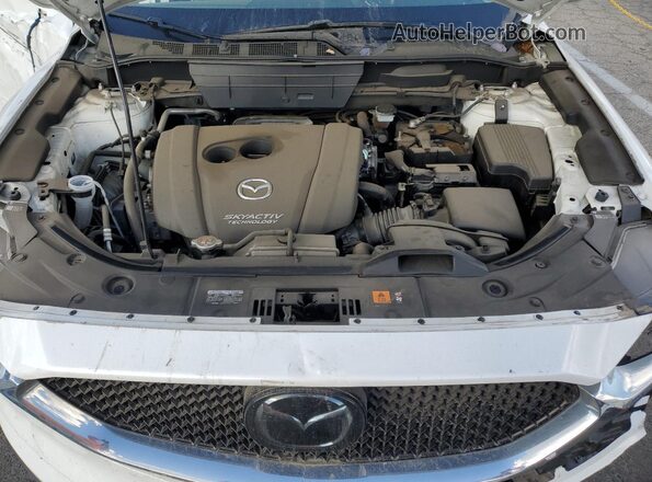 JM3KFACM3J1353816 2018 MAZDA CX-5 White Widok komory silnika