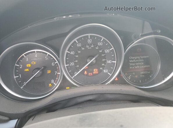 JM3KFACM3J1353816 2018 MAZDA CX-5 White Widok zestawu wskaźników