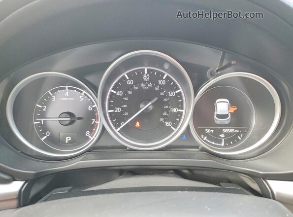 JM3KFACM3K1515624 2019 MAZDA CX-5 Gray Սարքավորումների վահանակի տեսք