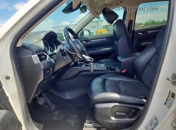 JM3KFACM3K1522282 2019 MAZDA CX-5 White Widok wnętrza z przodu