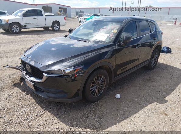 JM3KFACM3L0786562 2020 MAZDA CX-5 Black წინა მარცხენა ხედი სამი მეოთხედიდან