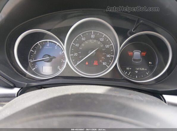 JM3KFACM3L0786562 2020 MAZDA CX-5 Black უკანა სავარძლების ხედი