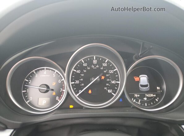 JM3KFACM4K0640945 2019 MAZDA CX-5 Черный Вид щитка приборов