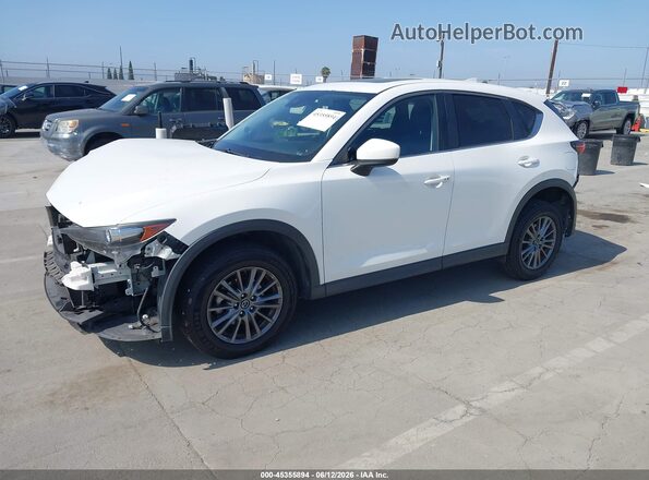 JM3KFACM4K0666879 2019 MAZDA CX-5 White Vista tres cuartos delantera izquierda
