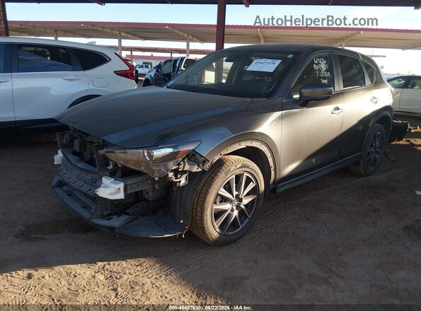 JM3KFACM7J0401680 2018 MAZDA CX-5 Gray Vista tres cuartos delantera izquierda