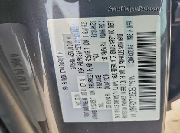 JM3KFACM7L1863038 2020 MAZDA CX-5 Gray VIN կոդի պիտակի տեսք