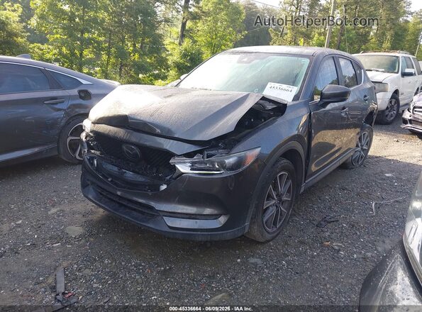 JM3KFACM8J0434848 2018 MAZDA CX-5 Черный Передняя левая четверть