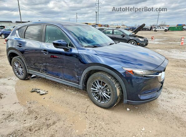 JM3KFACM8K1572353 2019 MAZDA CX-5 Blue Delantero derecho