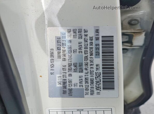 JM3KFACM8L0754223 2020 MAZDA CX-5 White Вид наклейки з VIN-кодом