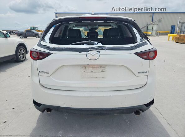 JM3KFACM8L0754223 2020 MAZDA CX-5 White Вид ззаду