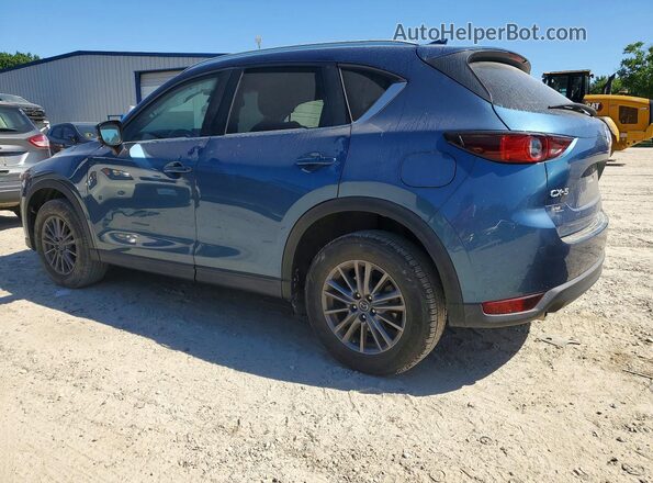 JM3KFACM8M0366345 2021 MAZDA CX-5 Синий Задняя левая четверть
