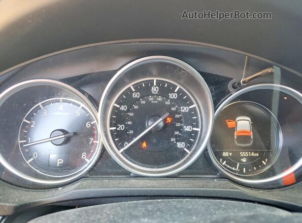 JM3KFACM8M0366345 2021 MAZDA CX-5 Синий Вид щитка приборов
